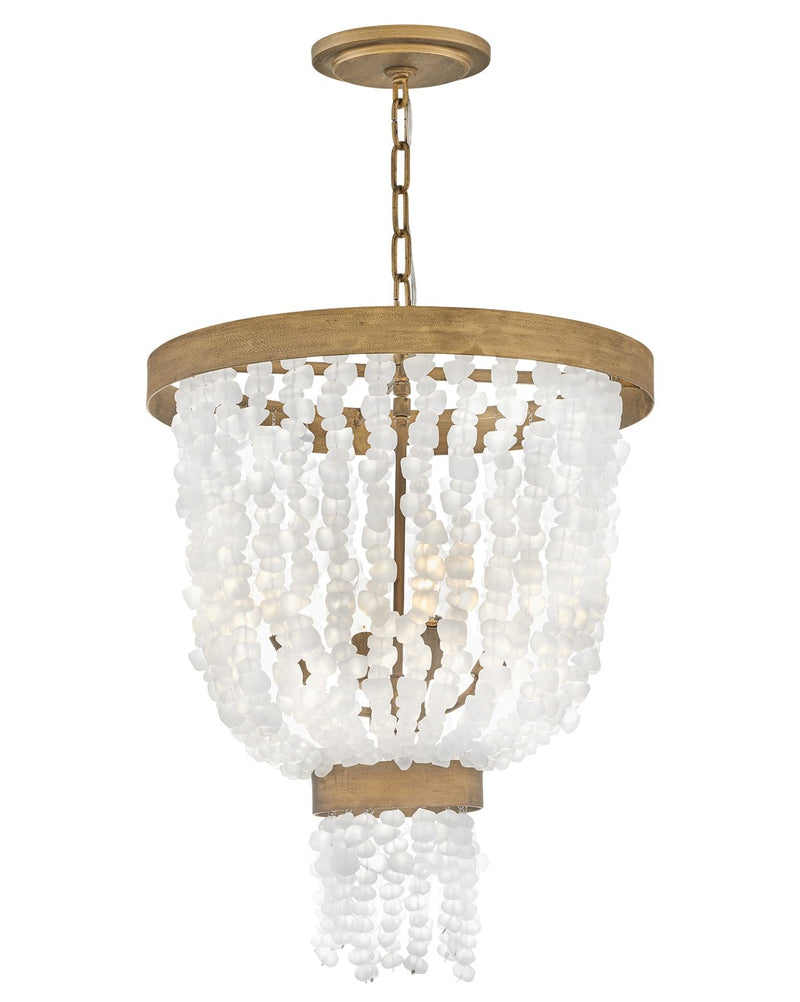 Fredrick Ramond FR30204BNG LED Pendant, Burnished Gold