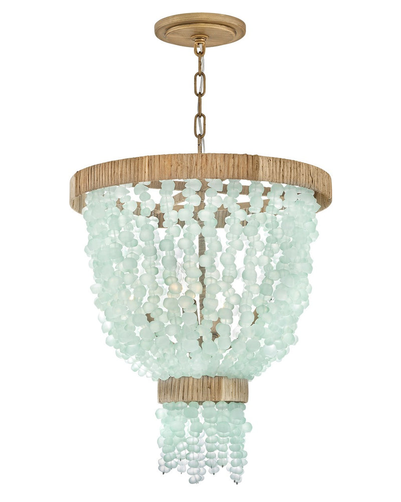 Fredrick Ramond FR30204BNG-BG LED Pendant, Burnished Gold