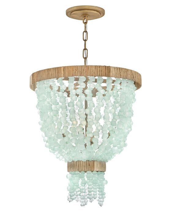 Fredrick Ramond FR30204BNG-BG LED Pendant, Burnished Gold