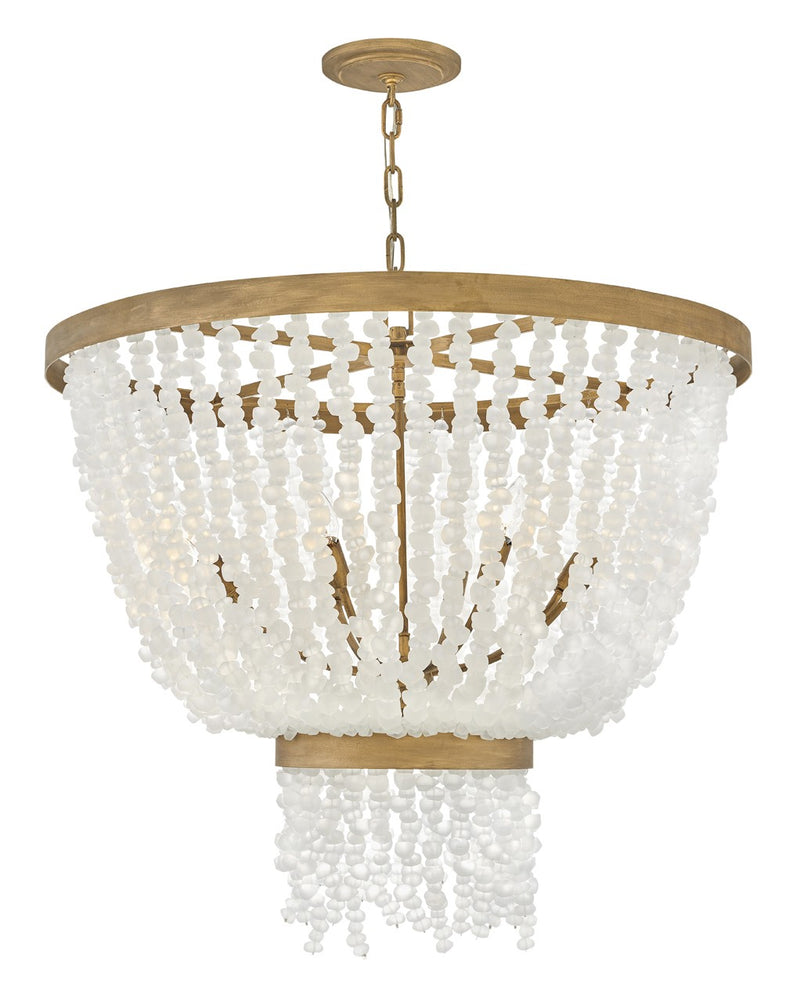 Fredrick Ramond FR30205BNG LED Pendant, Burnished Gold