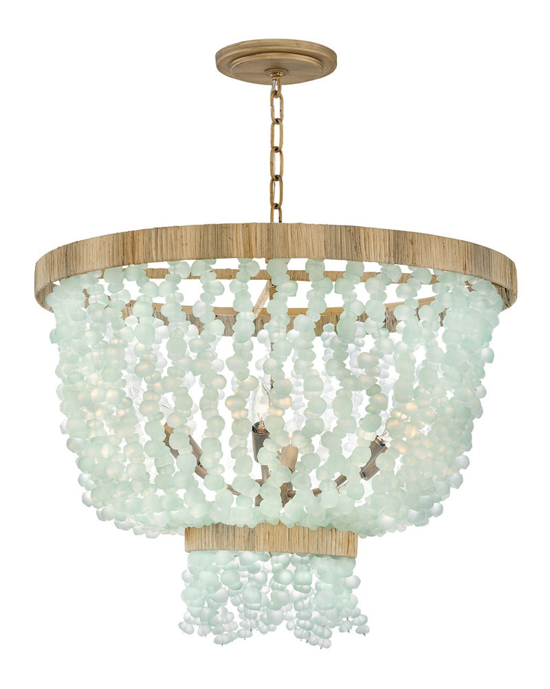Fredrick Ramond FR30206BNG-BG LED Pendant, Burnished Gold