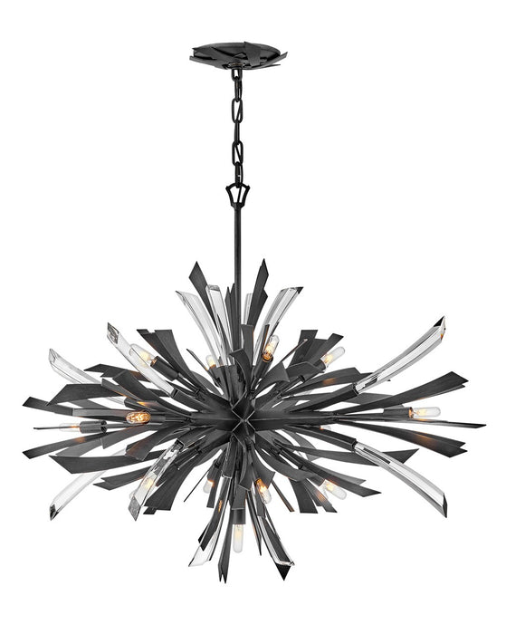 Fredrick Ramond FR40906BGR LED Pendant, Brushed Graphite