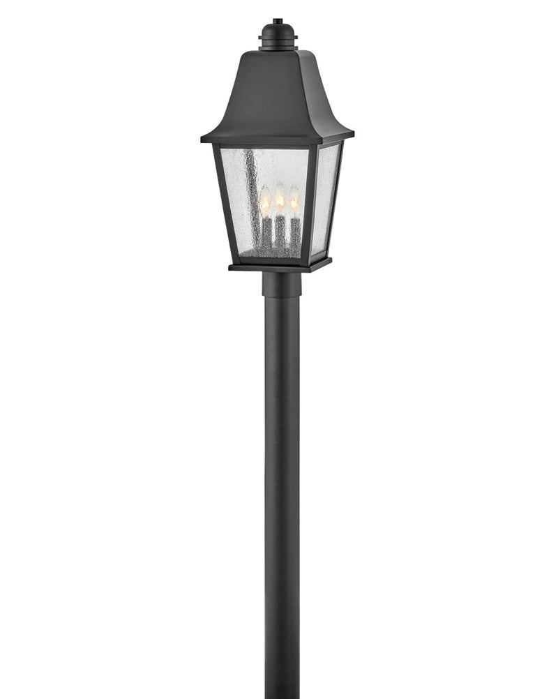 Hinkley 10011BK LED Post Top or Pier Mount, Black