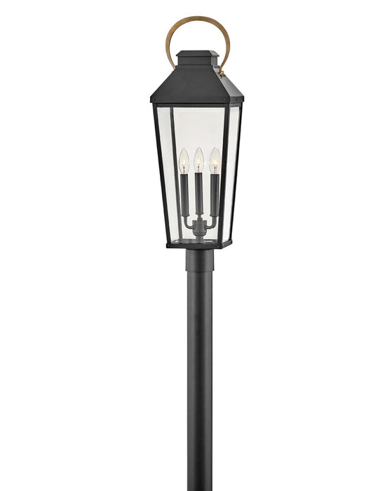 Hinkley 17501BK LED Post Top or Pier Mount, Black
