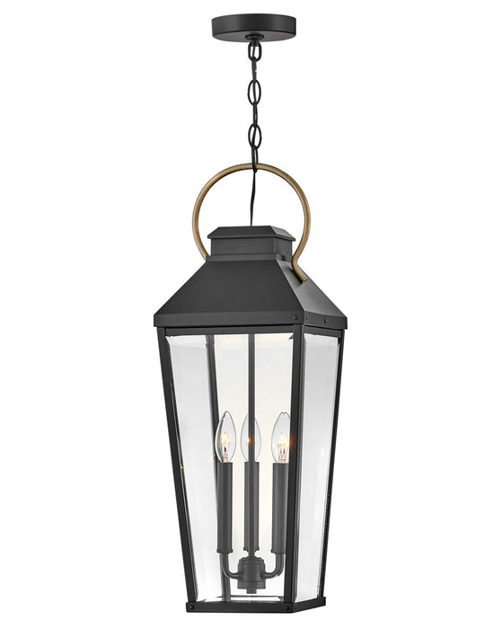 Hinkley 17502BK LED Hanging Lantern, Black