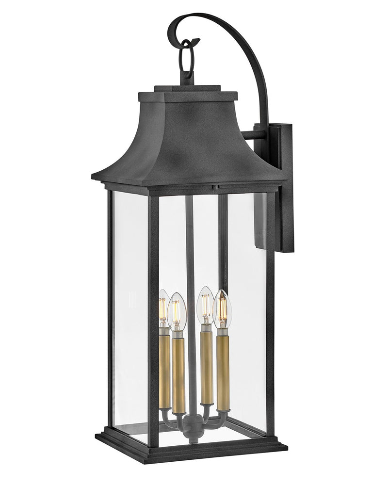 Hinkley 2938DZ-LL LED Wall Mount, Aged Zinc