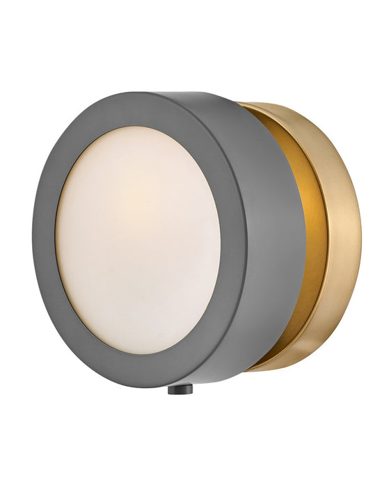 Hinkley 3650DMG LED Wall Sconce, Dark Matte Grey