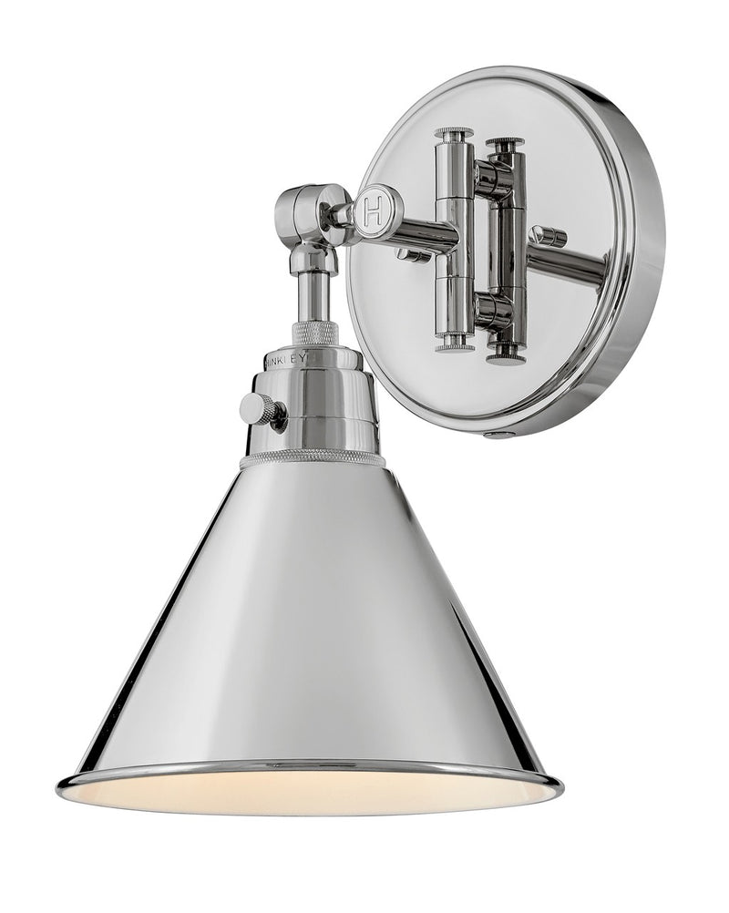 Hinkley 3691PN LED Wall Sconce, Polished Nickel