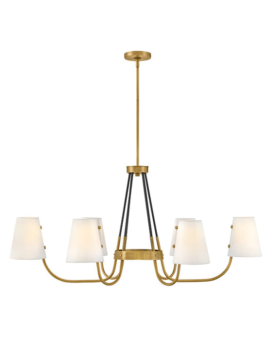 Hinkley 37388HB LED Linear Pendant, Heritage Brass