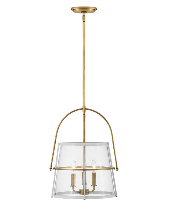 Hinkley 38113HB-PT LED Pendant, Heritage Brass