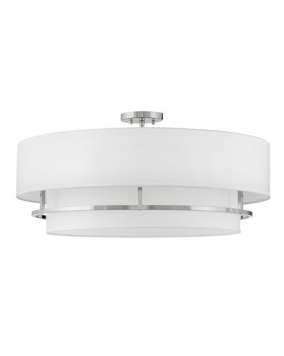 Hinkley 38895PN LED Semi-Flush Mount, Polished Nickel