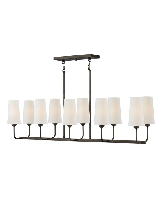 Hinkley 45005BX LED Linear Pendant, Black Oxide