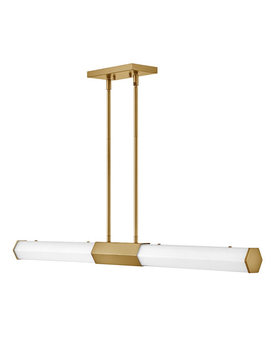 Hinkley 45035HB LED Linear Pendant, Heritage Brass