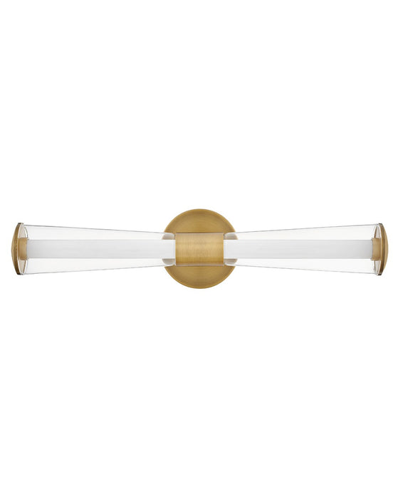 Hinkley 53102LCB LED Vanity, Lacquered Brass
