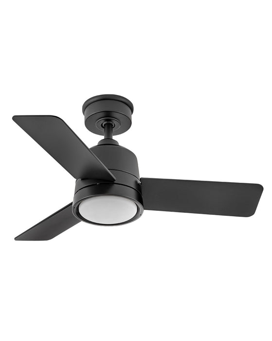 Hinkley 905236FMB-LWA 36" Ceiling Fan, Matte Black
