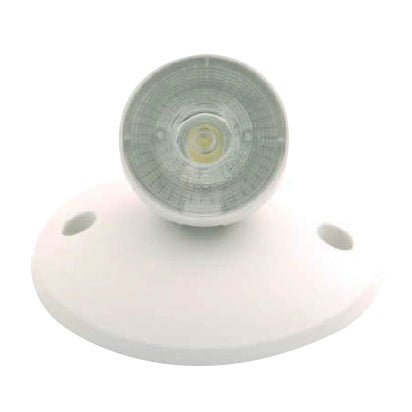 Nora Lighting NE-863LEDW Single Head, Wide Lens, 2W LED, White