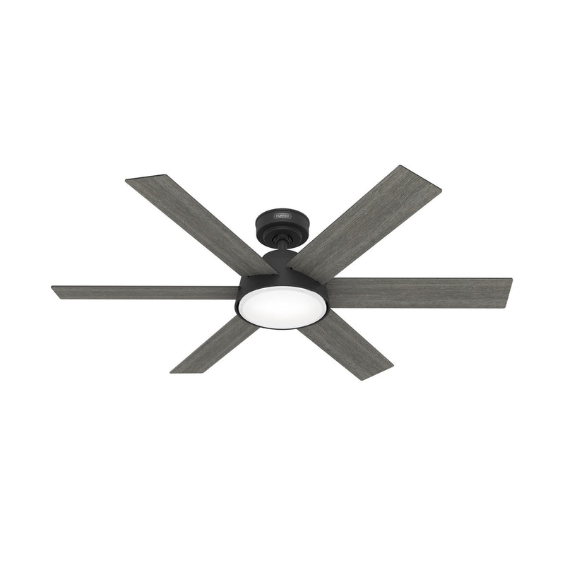 Hunter 51853 52" Ceiling Fan, Matte Black