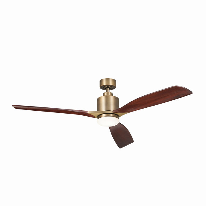 Kichler 300075NBR 60" Ceiling Fan, Brushed Natural Brass