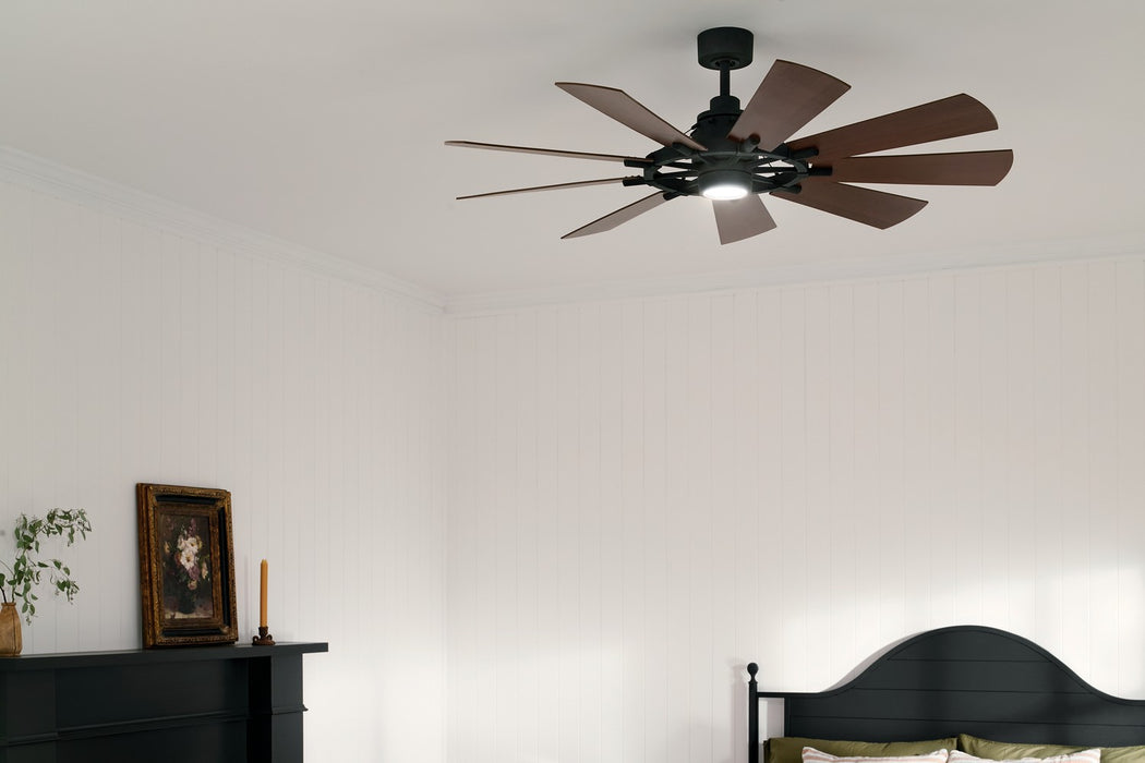 Kichler 300260WZC 60" Ceiling Fan, Weathered Zinc