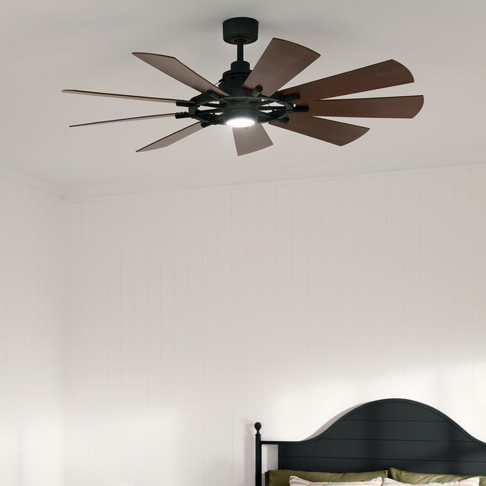 Kichler 300260WZC 60" Ceiling Fan, Weathered Zinc