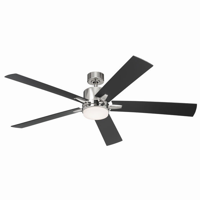 Kichler 330060PN 60" Ceiling Fan, Polished Nickel