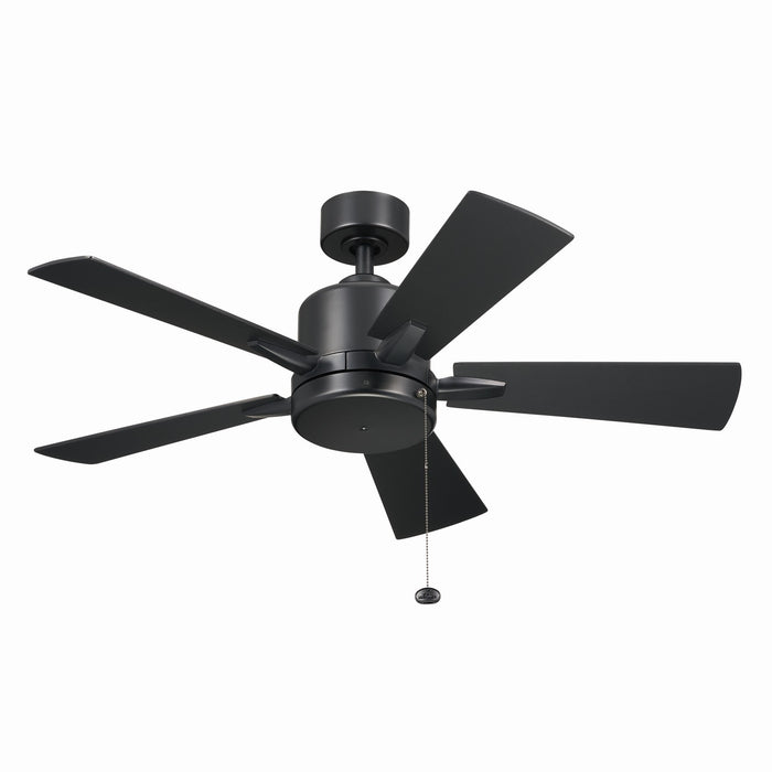 Kichler 330241SBK 42" Ceiling Fan, Satin Black