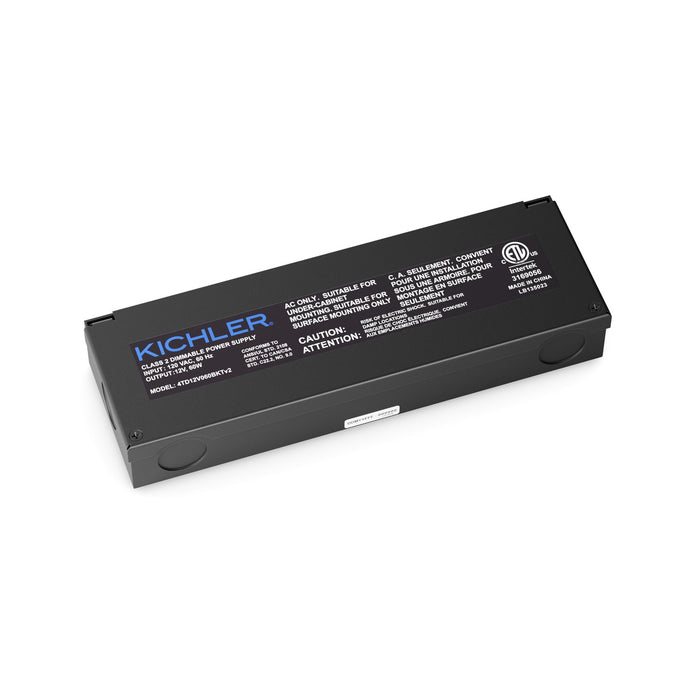 Kichler 4TD12V060BKTV2 Power Supply, Black Textured