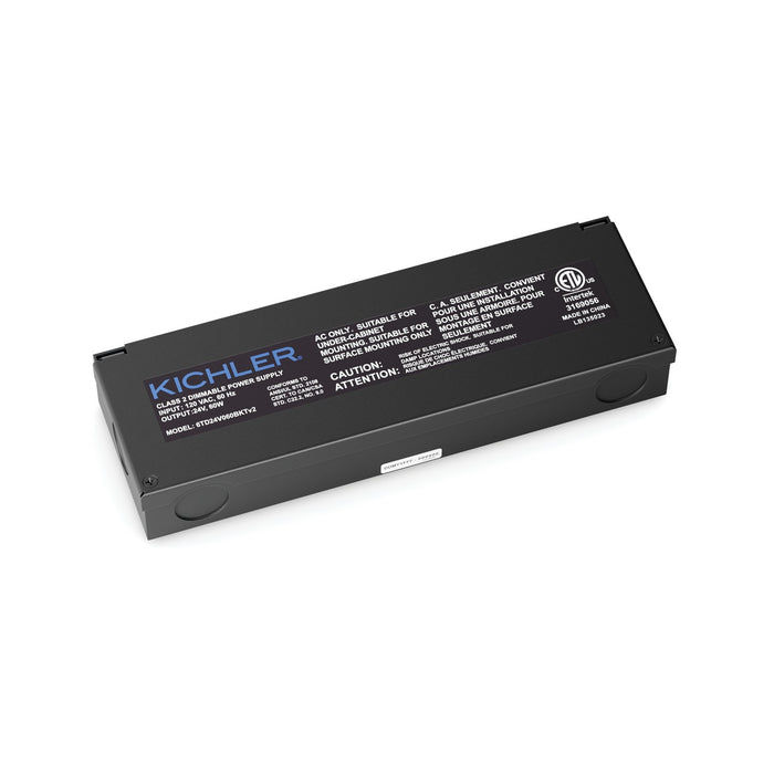 Kichler 6TD24V060BKTV2 Power Supply, Black Textured