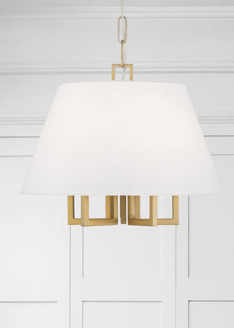 Crystorama 2255-VG Five Light Mini Chandelier, Vibrant Gold