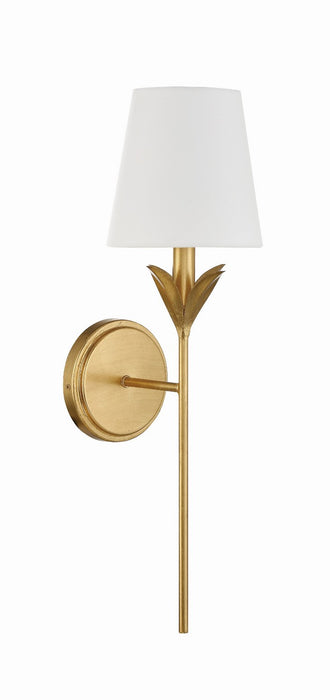 Crystorama 531-GA One Light Wall Sconce, Antique Gold