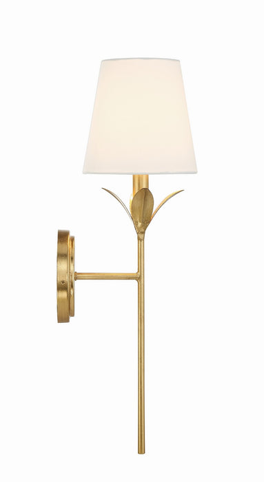 Crystorama 531-GA One Light Wall Sconce, Antique Gold