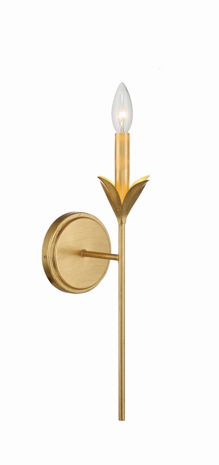 Crystorama 531-GA One Light Wall Sconce, Antique Gold