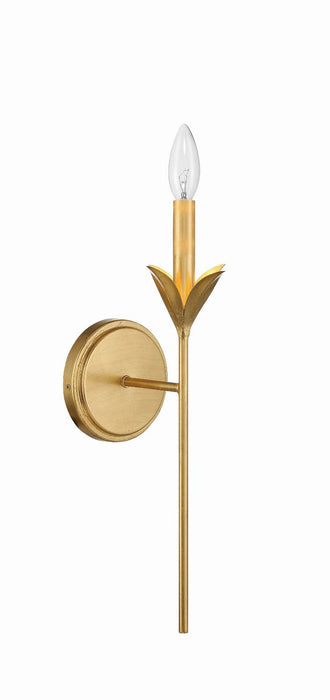 Crystorama 531-GA One Light Wall Sconce, Antique Gold