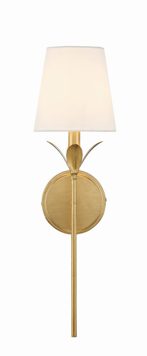 Crystorama 531-GA One Light Wall Sconce, Antique Gold