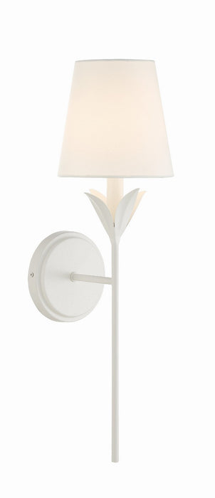 Crystorama 531-MT One Light Wall Sconce, Matte White