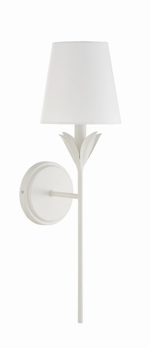 Crystorama 531-MT One Light Wall Sconce, Matte White