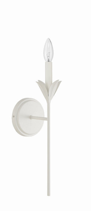 Crystorama 531-MT One Light Wall Sconce, Matte White