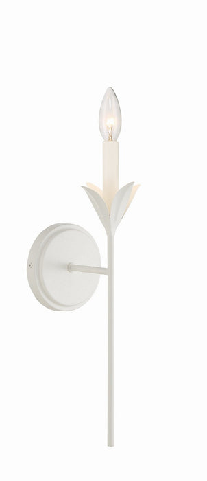 Crystorama 531-MT One Light Wall Sconce, Matte White