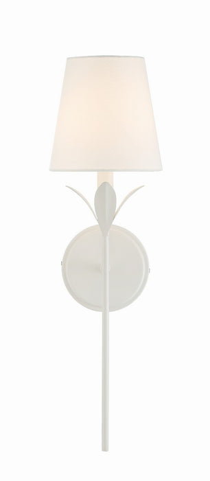 Crystorama 531-MT One Light Wall Sconce, Matte White