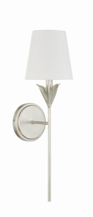 Crystorama 531-SA One Light Wall Sconce, Antique Silver