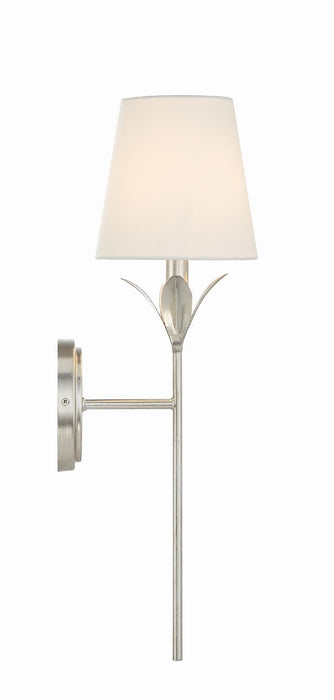 Crystorama 531-SA One Light Wall Sconce, Antique Silver