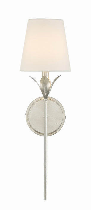 Crystorama 531-SA One Light Wall Sconce, Antique Silver