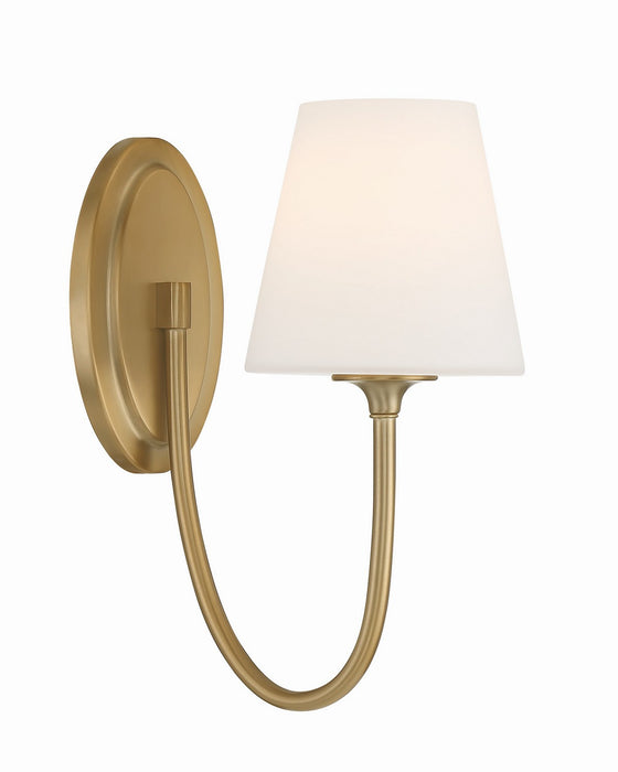Crystorama JUN-10321-VG One Light Wall Sconce, Vibrant Gold