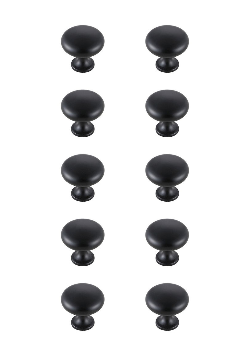 Elegant Lighting KB2002-MB-10PK Knob Multipack (Set of 10), Matte Black