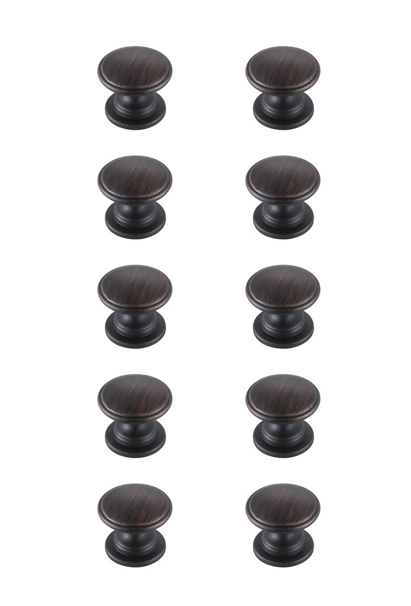 Elegant Lighting KB2004-ORB-10PK Knob Multipack (Set of 10), Oil-rubbed Bronze