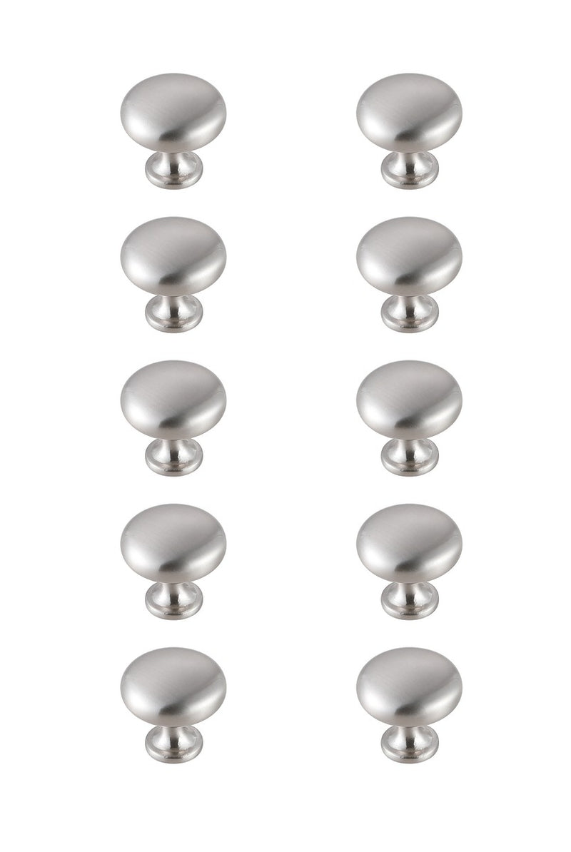 Elegant Lighting KB2002-NK-10PK Knob Multipack (Set of 10), Brushed Nickel