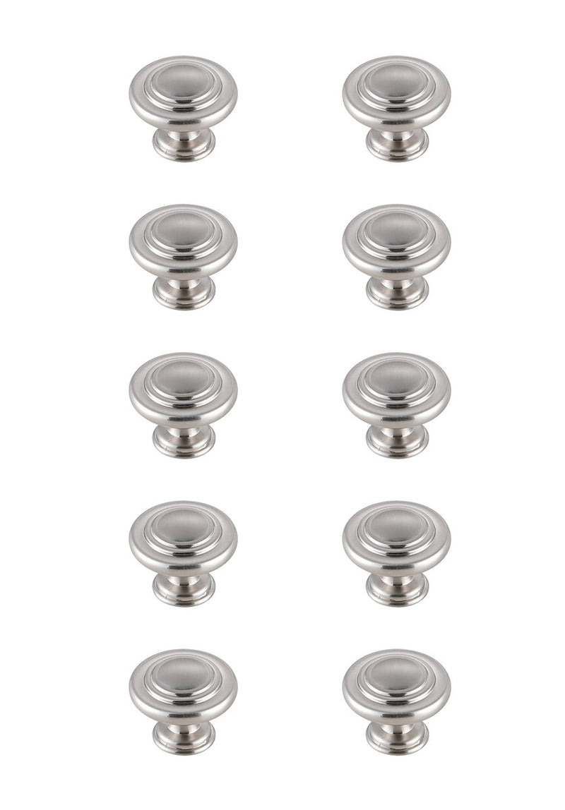 Elegant Lighting KB2006-NK-10PK Knob Multipack (Set of 10), Brushed Nickel