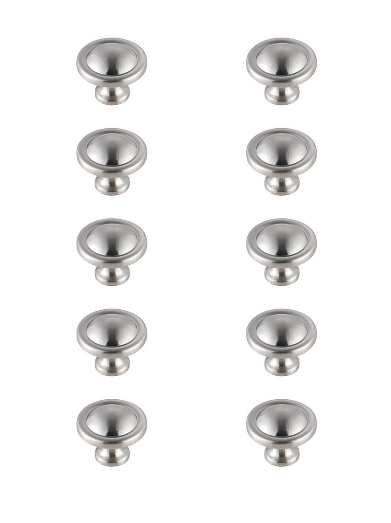 Elegant Lighting KB2007-NK-10PK Knob Multipack (Set of 10), Brushed Nickel