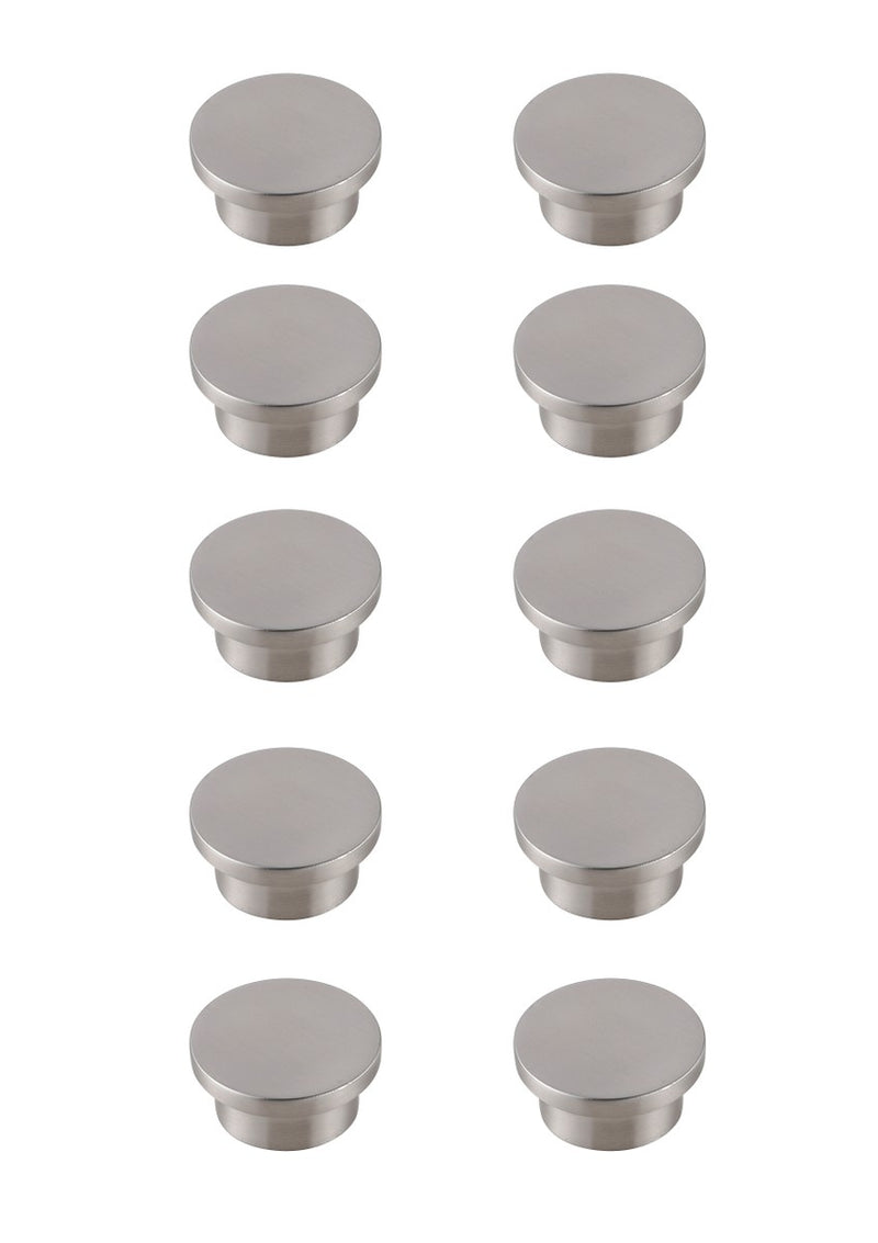 Elegant Lighting KB2009-NK-10PK Knob Multipack (Set of 10), Brushed Nickel