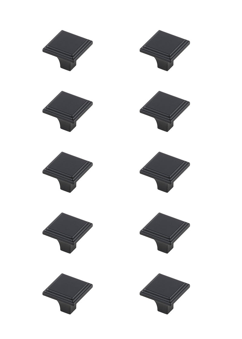 Elegant Lighting KB2012-MB-10PK Knob Multipack (Set of 10), Matte Black